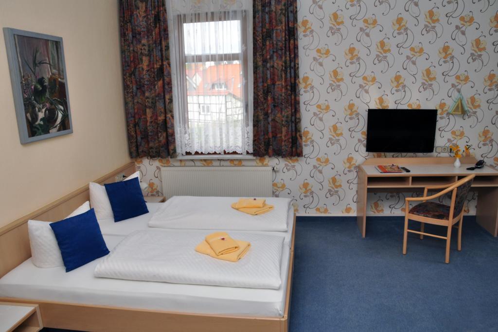 Hotel Am Hohen Schwarm Saalfeld Saale 객실 사진